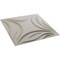 Ekena Millwork 19 5/8in. W x 19 5/8in. H Savannah EnduraWall Decorative 3D Wall Panel Covers 2.67 Sq. Ft. WP20X20SVGBW - alternate 2